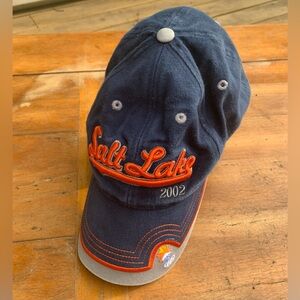 Olympic Winter Games Hat Ball Cap Salt Lake City 2002 XIX Y2K